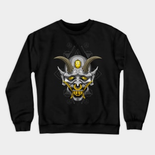 oni mask rinenggan Crewneck Sweatshirt